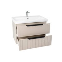 Тумба "Сицилия" MODUO 80 2 ящика подвесная капучино 425x764x520 VSIC80MDCAP-T2YP