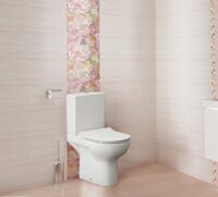 УНИТАЗ КОМПАКТ STREET FUSION CLEAN ON 011 3/5 DPL EO SLIM