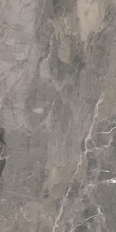 Керамогранит 600x1200 BASCONI HOME Cinerite BHW-0008 серый мягкое полирование ректификат