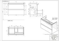 ТУМБА MODUO SLIM 80 SZ-MOD-MO80Sl/Wh