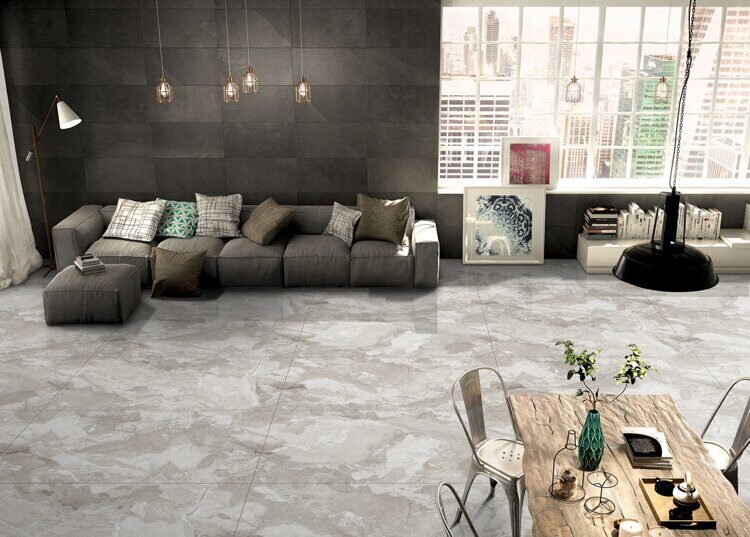 Керамогранит 1200x600 Polenta (Полента) GT120603701PR Серый Полированный