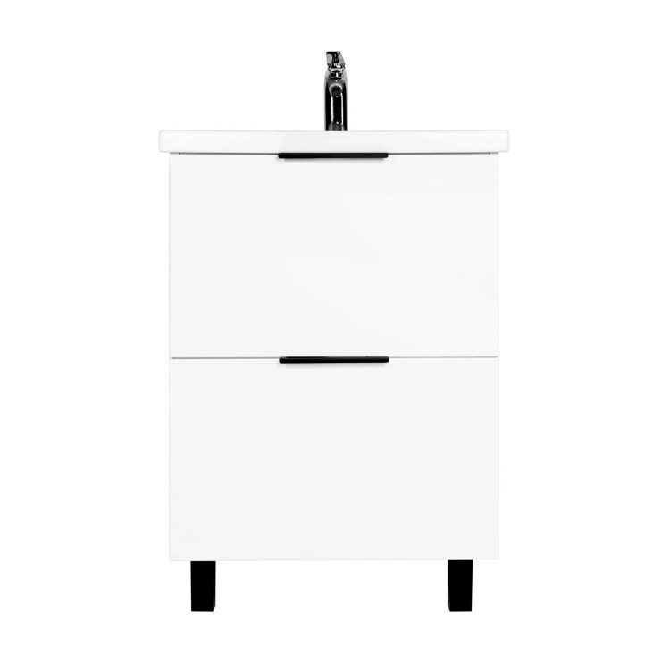 Тумба "Берлин" MODUO 60 2 ящика белая напольная 444х570х820 VBER60MDBEL-T2Y