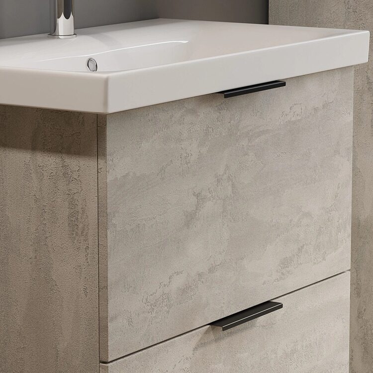 Тумба "Берлин" MODUO 80 2 ящика цемент 441х766х820 VBER80MDC-T2Y