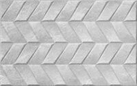 ПЛИТКА ОБЛИЦОВОЧНАЯ 250x400 Нова сер низ 04 матовая рельеф 10100001574
