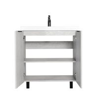 Тумба "Берлин" MODUO 80 2 створки цемент 441х766х820 VBER80MDC-T2ST