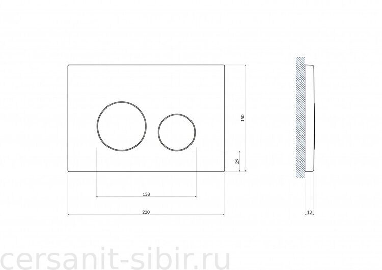 КНОПКА TWINS ДЛЯ LINK PRO/VECTOR/LINK/HI-TEC ПЛАСТИК ЗОЛОТОЙ МАТОВЫЙ A63524