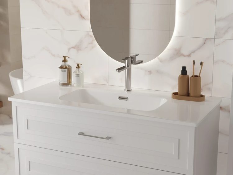 Тумба подвесная Cersanit КЛАССИК / CLASSIC 100 белая матовая 69871