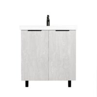 Тумба "Берлин" MODUO 80 2 створки цемент 441х766х820 VBER80MDC-T2ST