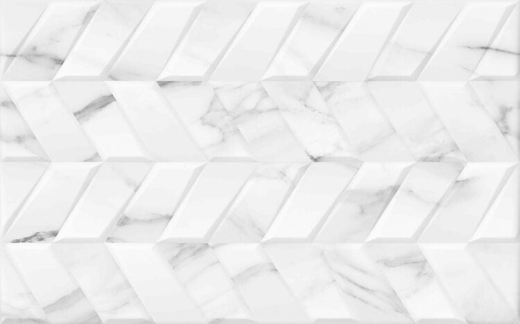 ПЛИТКА ОБЛИЦОВОЧНАЯ 250x400 Нова бел низ 02 матовая рельеф 10100001572