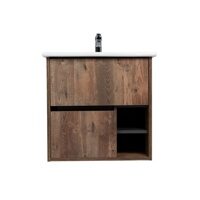 Тумба "Люксембург" Элина 60 2 ящика подвесная дерево 446х556х560 VLUX60ELD-T2YP