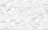 ПЛИТКА ОБЛИЦОВОЧНАЯ 250x400 Нова бел низ 02 матовая рельеф 10100001572