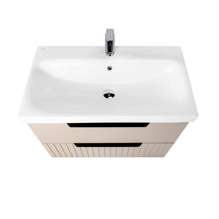 Тумба "Сицилия" MODUO 80 2 ящика подвесная капучино 425x764x520 VSIC80MDCAP-T2YP