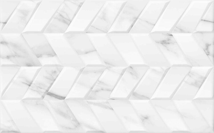 ПЛИТКА ОБЛИЦОВОЧНАЯ 250x400 Нова бел низ 02 матовая рельеф 10100001572
