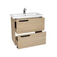 Тумба "Кёльн" Фостер 80 2 ящика светлое дерево 435х770х820 VKEL80FOSD-T2Y