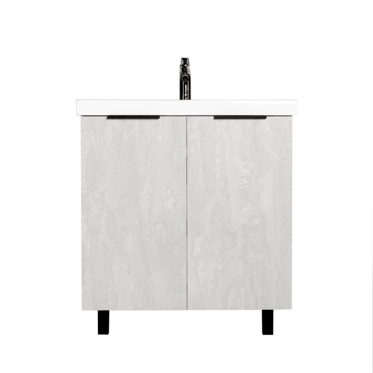 Тумба "Берлин" MODUO 80 2 створки цемент 441х766х820 VBER80MDC-T2ST